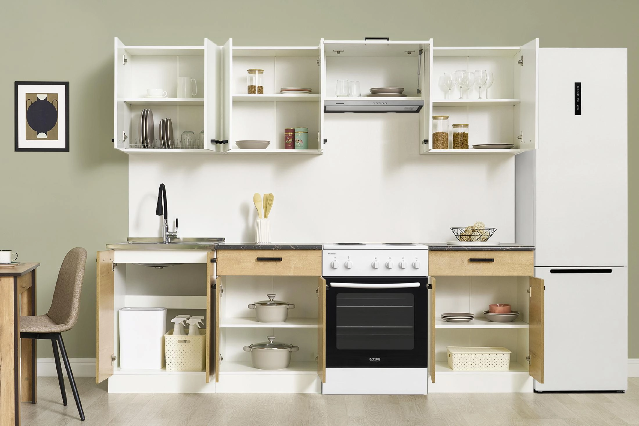 Модульная кухня Брауни 03